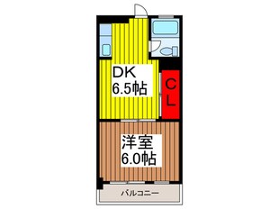 岸町八番館の物件間取画像